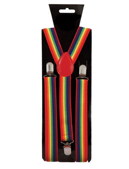 Wicked Costumes Bretel in regenboog tinten