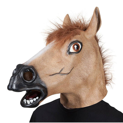 Wicked Costumes Bruin paarden masker