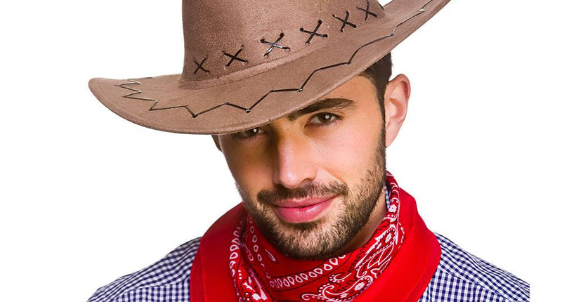Wicked Costumes Cowboy bandana Willem rood