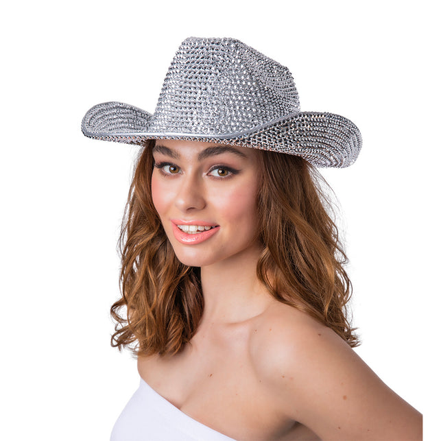 Wicked Costumes Cowboyhoed met kristallen Manon