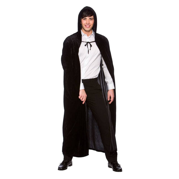 Wicked Costumes Deluxe volwassen cape zwart