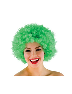 Wicked Costumes Funky Afro pruik in groen