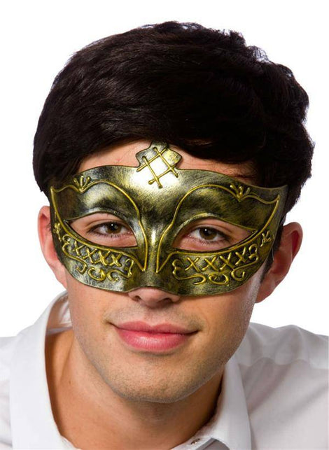 Wicked Costumes Gladiator oogmasker in antiek goud