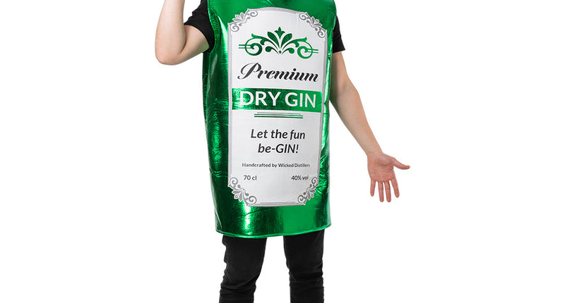 Wicked Costumes Grappig gin fles kostuum