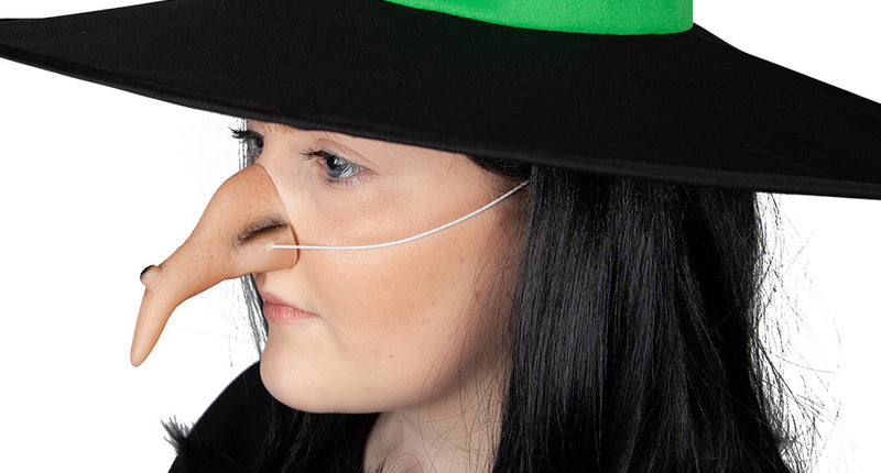 Wicked Costumes Grappige heksenneus met wrat