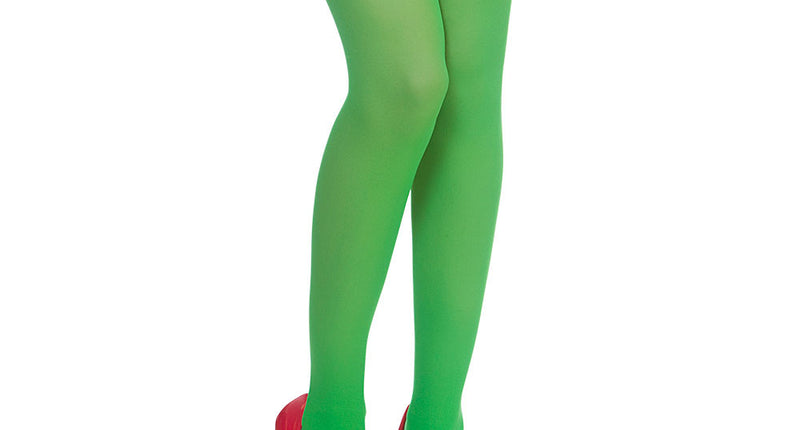 Wicked Costumes Groene kerst elf panty