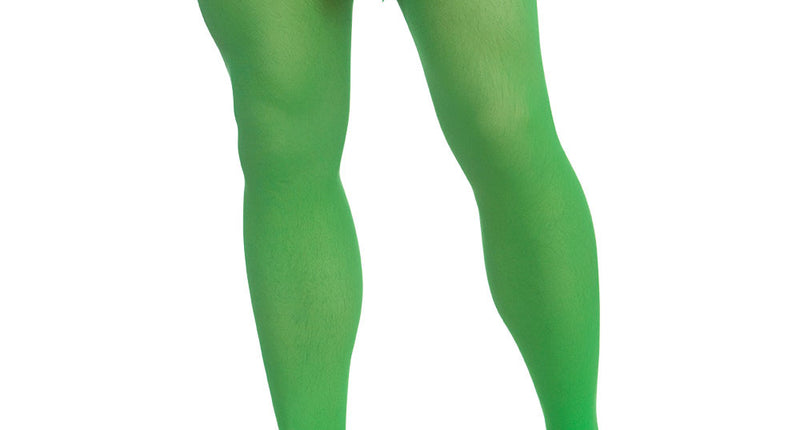 Wicked Costumes Groene kerst elf panty XL