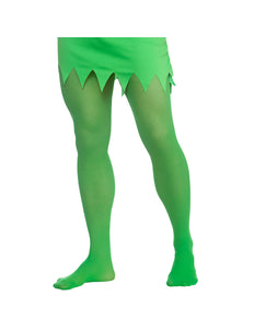 Wicked Costumes Groene kerst elf panty XL