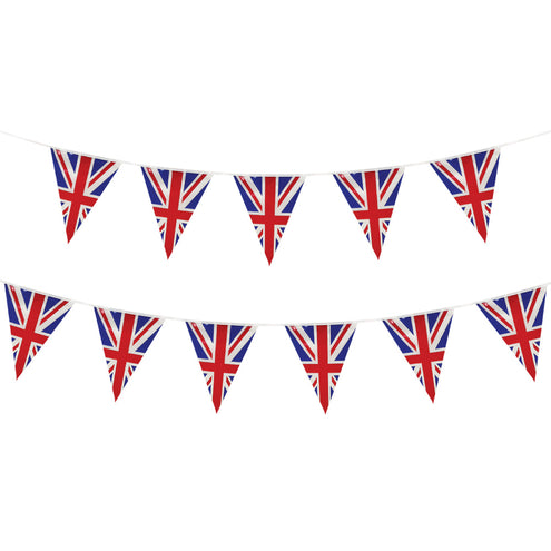 Wicked Costumes Groot Britannië driehoek vlaggenlijn 4m