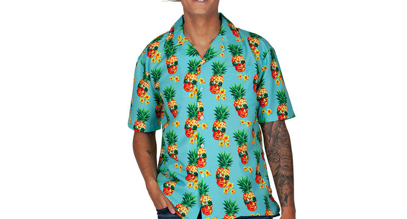 Wicked Costumes Hawaii Shirt met ananas print