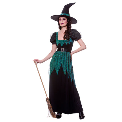 Wicked Costumes Heksenjurk Emerald dames