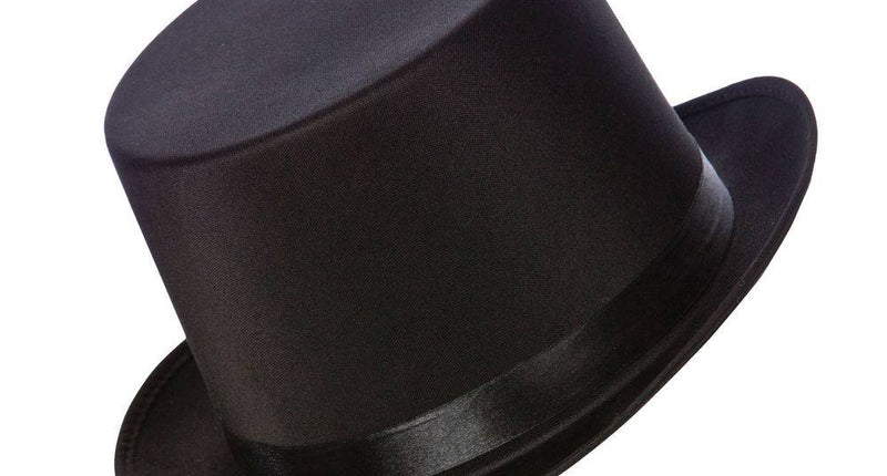 Wicked Costumes Hoge hoed satijn luxe