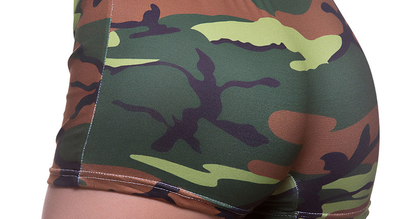 Wicked Costumes Hot pants Sissie camouflage