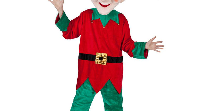 Wicked Costumes Kerstelf pak mascotte