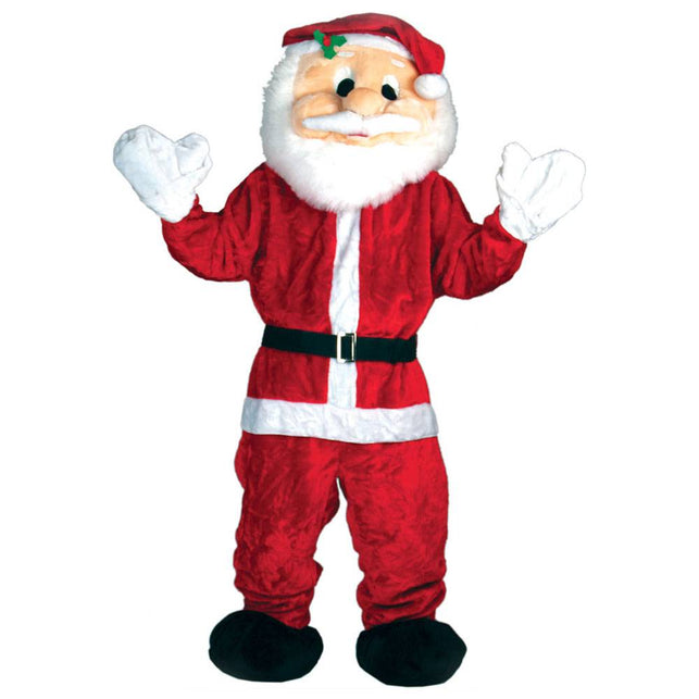Wicked Costumes Kerstman pak de luxe mascotte