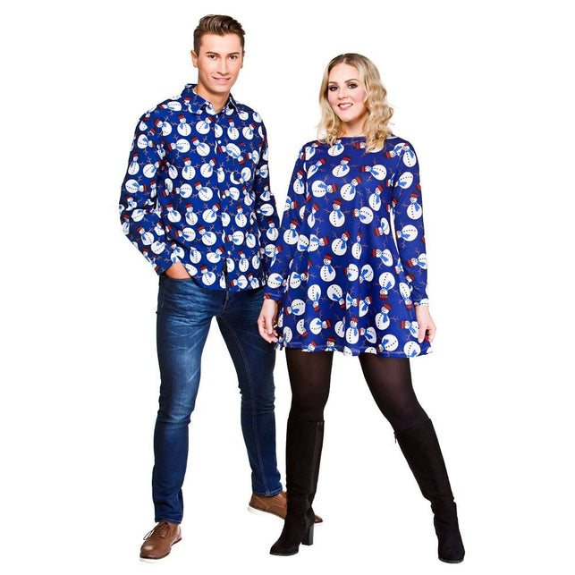 Sneeuwman & Sneeuw Kostuum | Grappige Sneeuwpop | Man | Maat 52-54 | Carnavalskleding | Verkleedkleding Sneeuwman & Sneeuw Kostuum | Grappige Sneeuwpop | Man | Maat 52-54 | Carnavalskleding | Verkleedkleding