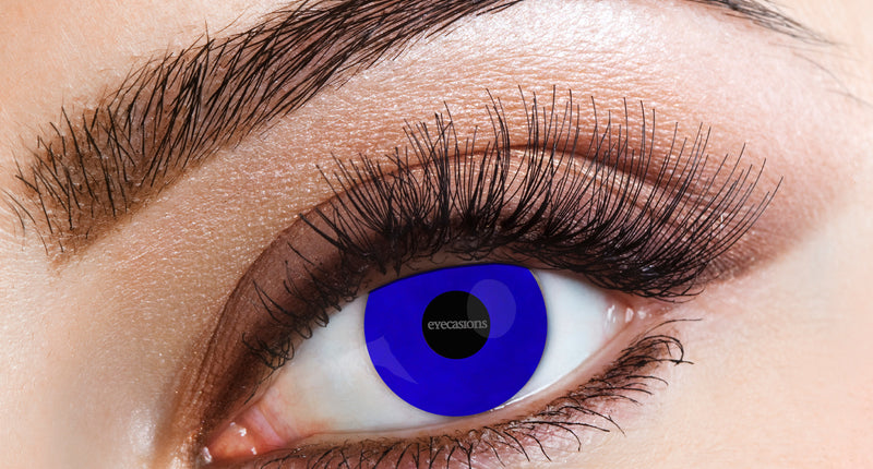 Wicked Costumes Kobaltblauwe een dag lenzen electric blue