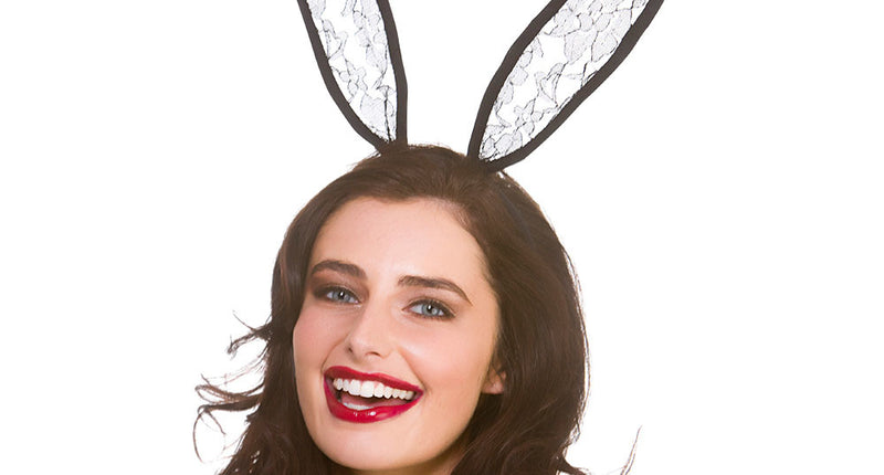 Wicked Costumes Konijnen hoofdband kant