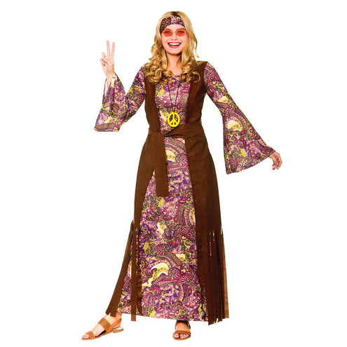 Wicked Costumes Lange Hippie jurk Summer