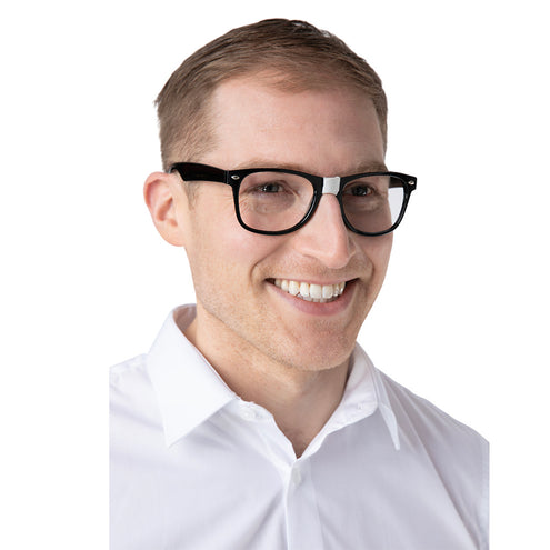 Wicked Costumes Leuke nerd bril met pleister