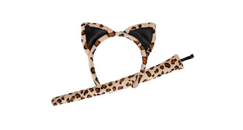 Wicked Costumes Luipaard oren met staart