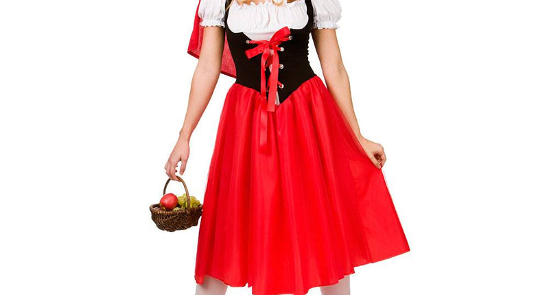 Wicked Costumes Luxe Roodkapje pakje voor dames