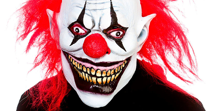 Wicked Costumes Masker griezel clown Berry met grote mond