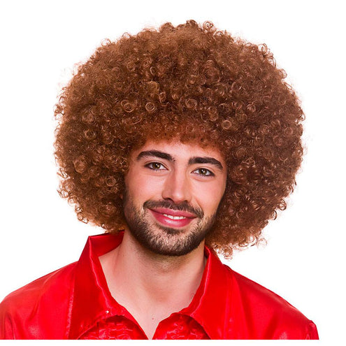 Wicked Costumes Mega afro pruik Jennie bruin