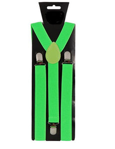 Wicked Costumes Neon groene bretels verstelbaar