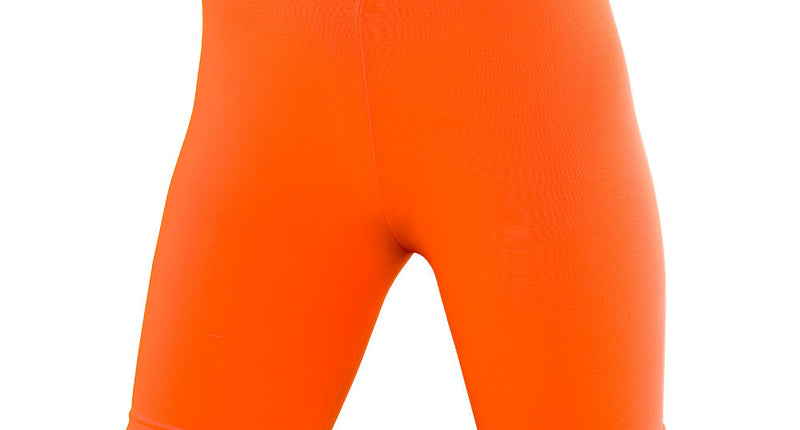 Wicked Costumes Neon oranje festival broek Milou jaren-80