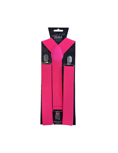 Wicked Costumes Neon roze bretels breed 35mm