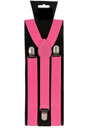 Wicked Costumes Neon roze bretels verstelbaar