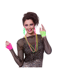 Wicked Costumes Neon verkleed set 80-jaren 3-dlg