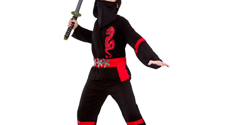 Wicked Costumes Ninja pak power zwart
