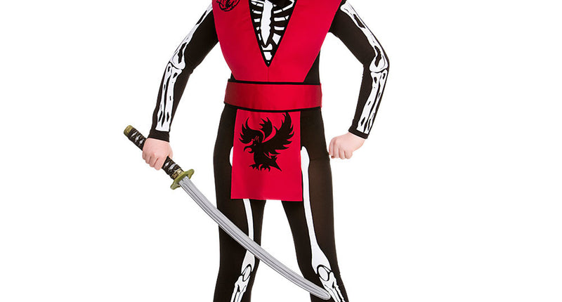 Wicked Costumes Ninja skelet pak Max kinderen