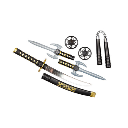 Wicked Costumes Ninja wapen set 6 delig Winston
