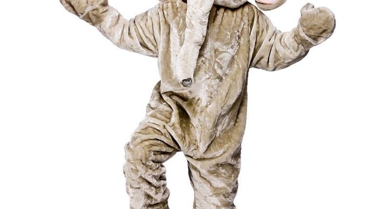 Wicked Costumes Olifant pak coldplay de luxe mascotte