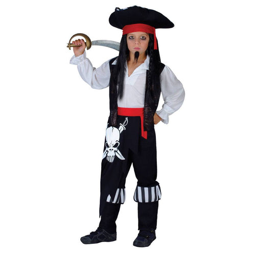 Wicked Costumes Piraten kapitein pak kind