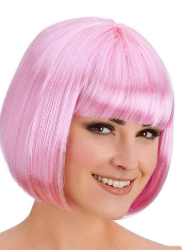Wicked Costumes Pruik Diva boblijn roze