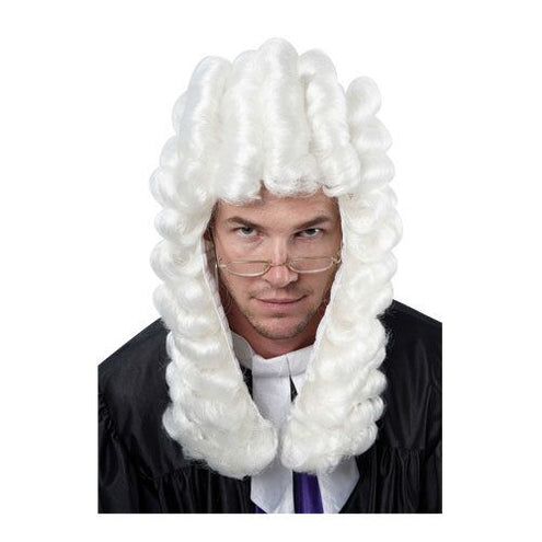 Wicked Costumes Pruik rechter Marcel wit