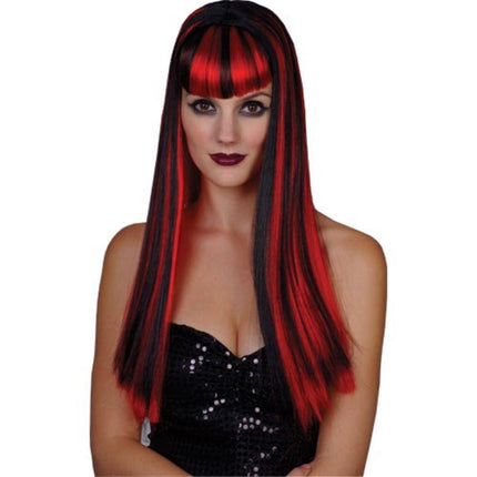 Wicked Costumes Pruik Vampira lang haar