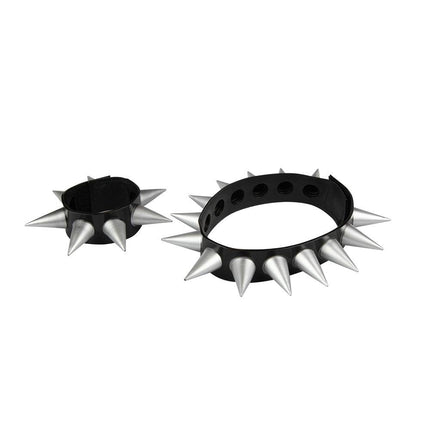 Wicked Costumes Punk halsketting met spikes