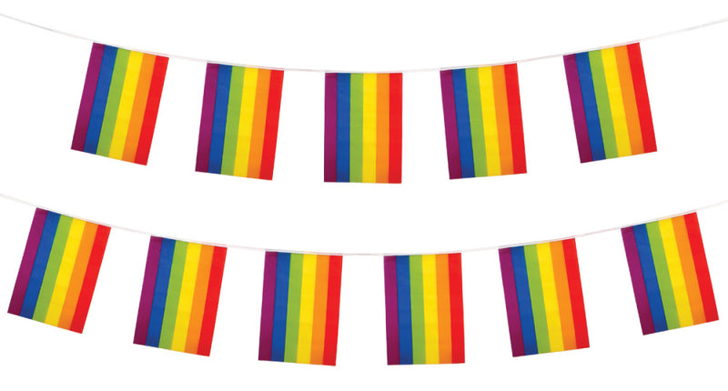 Wicked Costumes Regenboog vlaggenlijn 4m