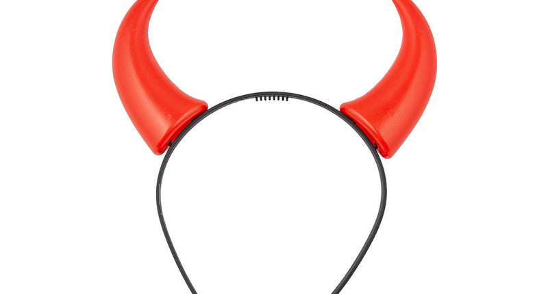 Wicked Costumes Rode duivelhoorntjes op haarband