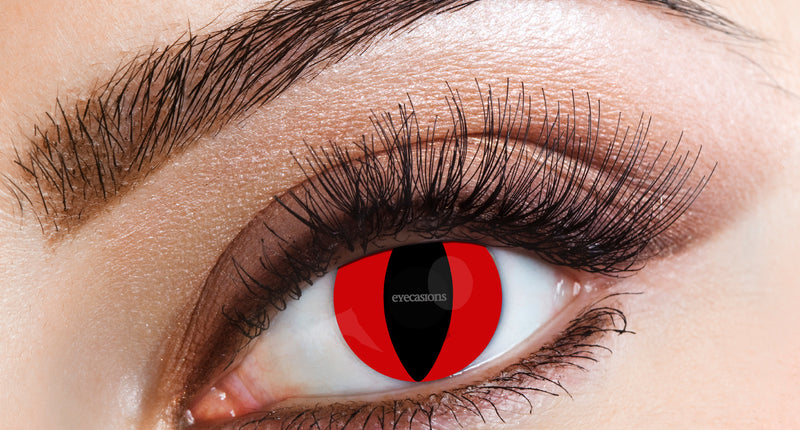 Wicked Costumes Rode kat contactlenzen