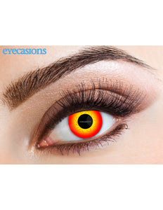 Wicked Costumes Rood gele een dag lenzen Fire