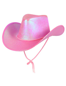 Wicked Costumes Roze cowboyhoed glitter