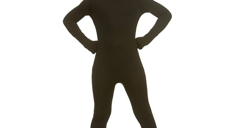Wicked Costumes Second skin pak zwart kids