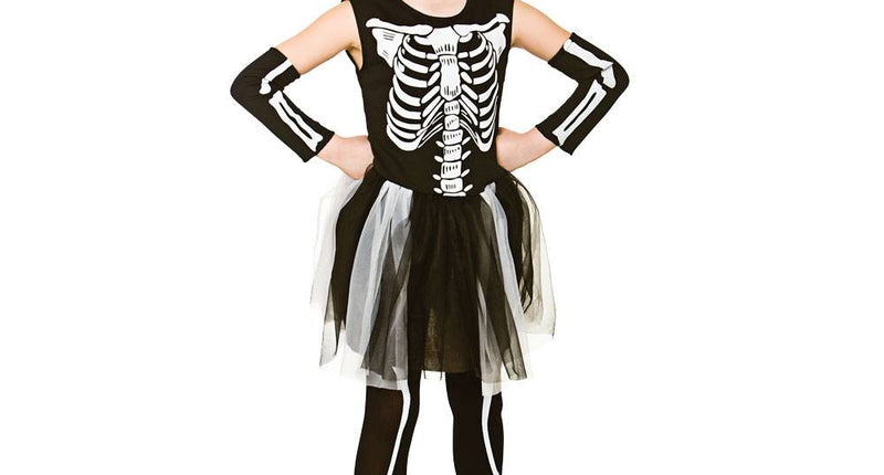 Wicked Costumes Skelet pakje met tutu