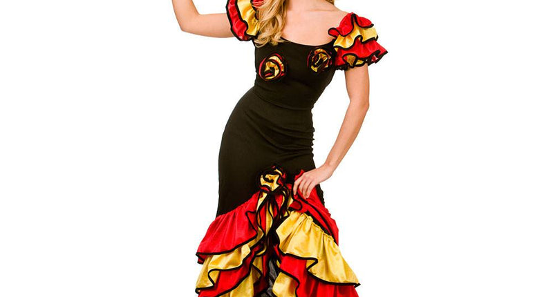Wicked Costumes Spaanse Samba danseres kostuum